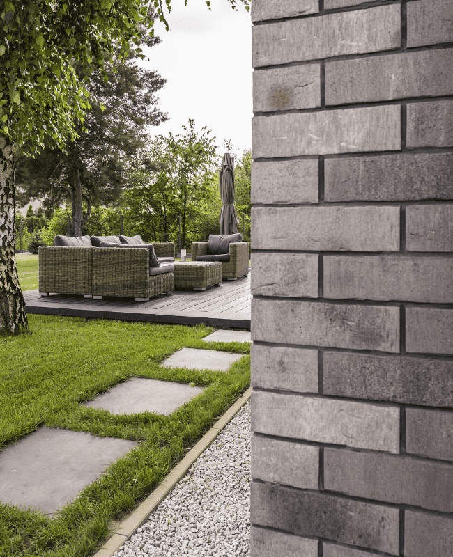 rockscape in the garden